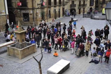 La plaza Carlos III El Noble de Olite ha acogido la grabación del programa de TVE Masterchef.