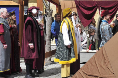 La plaza Carlos III El Noble de Olite ha acogido la grabación del programa de TVE Masterchef.