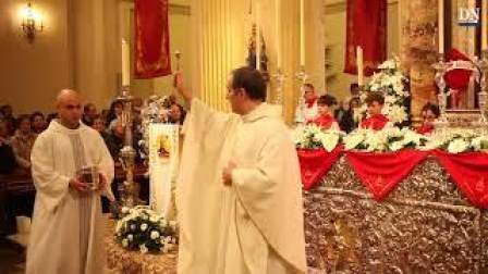 Cuarta misa de la escalera de San Fermín 2018