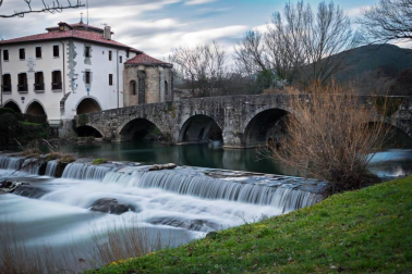 Aumento del caudal de los ríos en Navarra