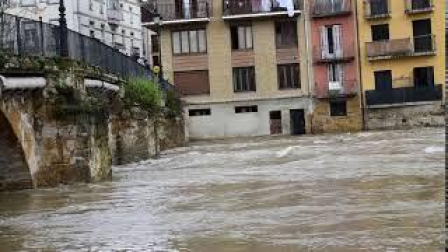 El río Ega, a su paso por Estella (II)