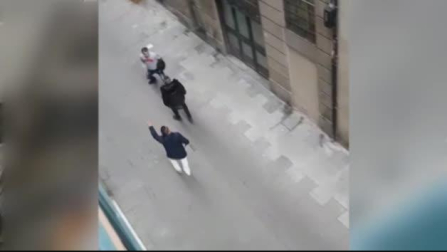 Enfrentamiento a machetazo limpio