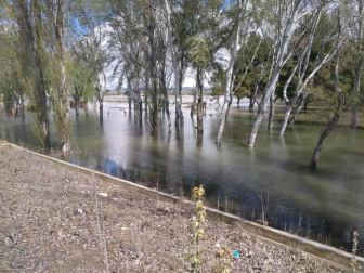 Temporal de lluvia en Navarra