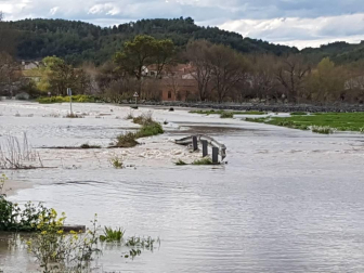 Temporal de lluvia en Navarra