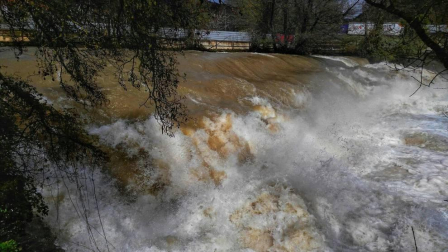 Temporal de lluvia en Navarra