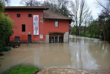 Temporal de lluvia en Navarra