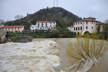 Temporal de lluvia en Navarra