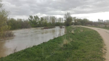 Temporal de lluvia en Navarra
