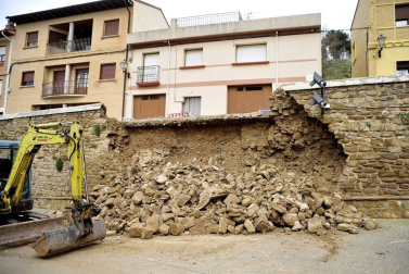 Imágenes de las inundaciones en los términos de varias localidades de la Zona Media como Falces, Miranda de Arga y Larraga.