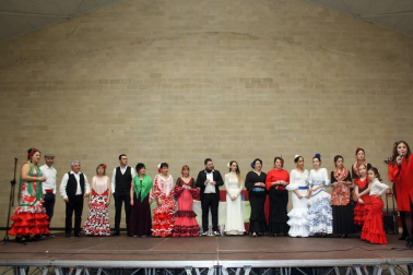 El pabellón polideportivo del colegio Hilarión Eslava acogió, a lo largo del pasado fin de semana, la celebración de la Feria de Abril, evento organizado por el Grupo Alegrías de Burlada. La mañana del domingo cerró las celebraciones con una cita gastronómica y folclórica: cata de aceite, degustación de jamón y certamen de sevillanas.