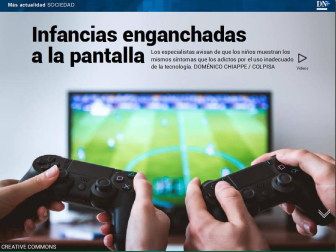 Además, la adicción infantil a las pantallas