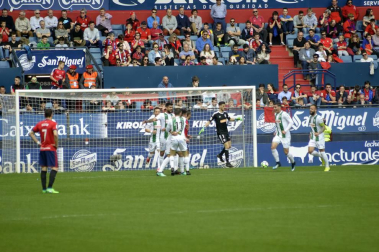 Fotos de la primera parte del partido.