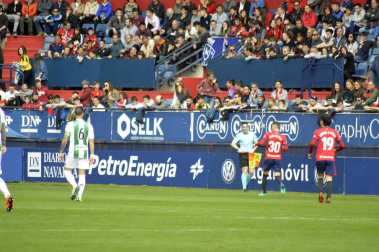 Fotos de la primera parte del partido.