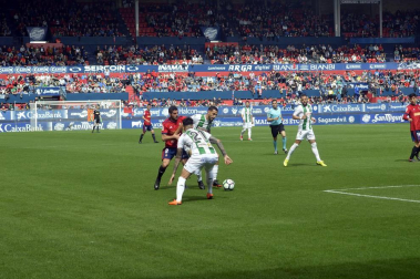 Fotos de la primera parte del partido.