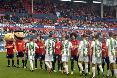Fotos de la primera parte del partido.