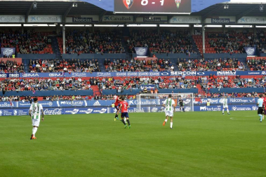 Fotos de la primera parte del partido.