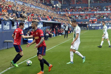 Fotos de la primera parte del partido.