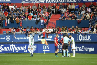Fotos de la primera parte del partido.
