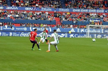 Fotos de la primera parte del partido.