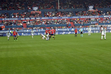 Fotos de la primera parte del partido.