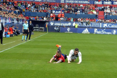 Fotos de la primera parte del partido.