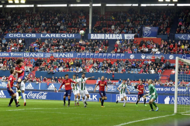 Fotos de la primera parte del partido.