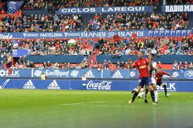 Fotos de la primera parte del partido.