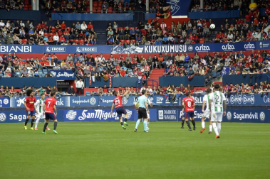 Fotos de la primera parte del partido.