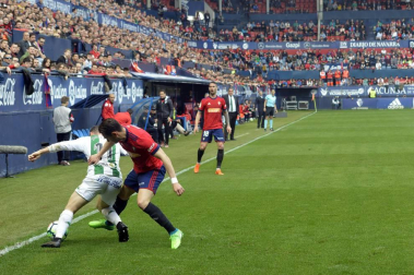 Fotos de la primera parte del partido.