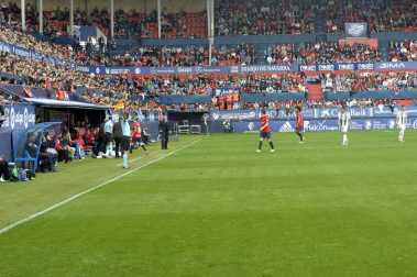 Fotos de la primera parte del partido.