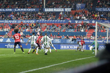Fotos de la primera parte del partido.