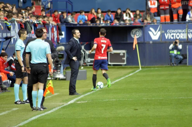 Fotos de la primera parte del partido.