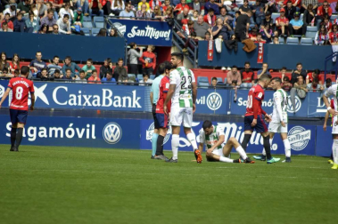 Fotos de la primera parte del partido.