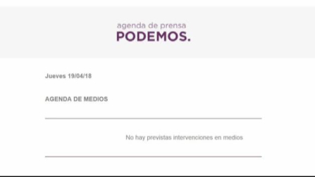 Silencio en Podemos tras la crisis abierta