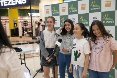 Los fans de Amaia Romero, ganadora de 'Operación Triunfo', pudieron sacarse fotos y grabar un vídeo con un mensaje de ánimo para apoyar a la navarra en Eurovisión