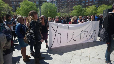 Concentración, tras saberse el fallo