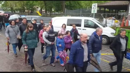 Manifestación del sábado en Elizondo