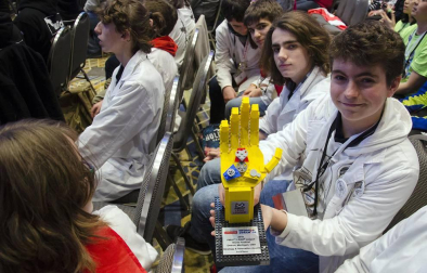 El equipo navarro FSIngenium Team participó en la final mundial de la First Lego League 2018 celebrada en el Cobo Center de Detroir, en Michiugan (EE UU).