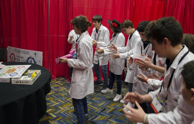 El equipo navarro FSIngenium Team participó en la final mundial de la First Lego League 2018 celebrada en el Cobo Center de Detroir, en Michiugan (EE UU).