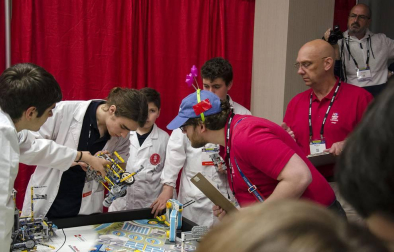 El equipo navarro FSIngenium Team participó en la final mundial de la First Lego League 2018 celebrada en el Cobo Center de Detroir, en Michiugan (EE UU).