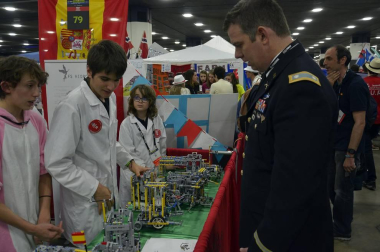 El equipo navarro FSIngenium Team participó en la final mundial de la First Lego League 2018 celebrada en el Cobo Center de Detroir, en Michiugan (EE UU).