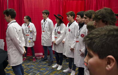 El equipo navarro FSIngenium Team participó en la final mundial de la First Lego League 2018 celebrada en el Cobo Center de Detroir, en Michiugan (EE UU).