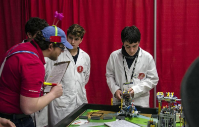 El equipo navarro FSIngenium Team participó en la final mundial de la First Lego League 2018 celebrada en el Cobo Center de Detroir, en Michiugan (EE UU).