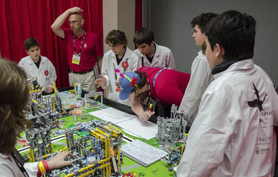 El equipo navarro FSIngenium Team participó en la final mundial de la First Lego League 2018 celebrada en el Cobo Center de Detroir, en Michiugan (EE UU).