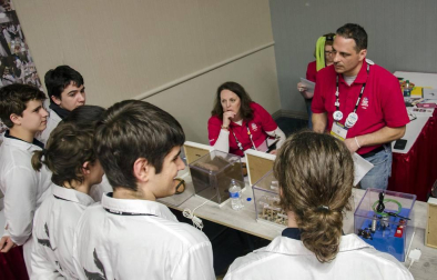 El equipo navarro FSIngenium Team participó en la final mundial de la First Lego League 2018 celebrada en el Cobo Center de Detroir, en Michiugan (EE UU).