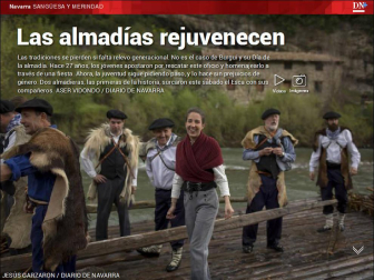 Además, así ha transcurrido el Día de la almadía en Burgui