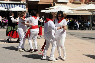 San Adrián celebró el fin de semana del 21 y 22 de abril el Día Internacional de la Danza. El sábado fue el turno de los bailes populares, que se celebraron en la plaza Fuctuoso Muerza. El evento fue organizado por el grupo de dantzaris local, que invitó al evento a otros de localidades vecinas como Andosilla, Cárcar y Lerín.