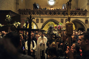 La tradicional marcha mariana de Tafalla cumplió 975 años este domingo 29 de abril de 2018.
