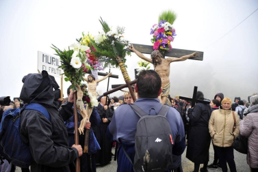 La tradicional marcha mariana de Tafalla cumplió 975 años este domingo 29 de abril de 2018.