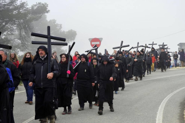 La tradicional marcha mariana de Tafalla cumplió 975 años este domingo 29 de abril de 2018.